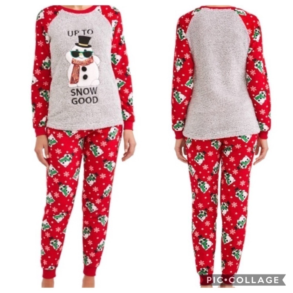 EUC Secret Treasures Up To Snow Good Pajama Set